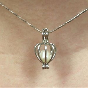 Cultured Pearl 10K GP Necklace